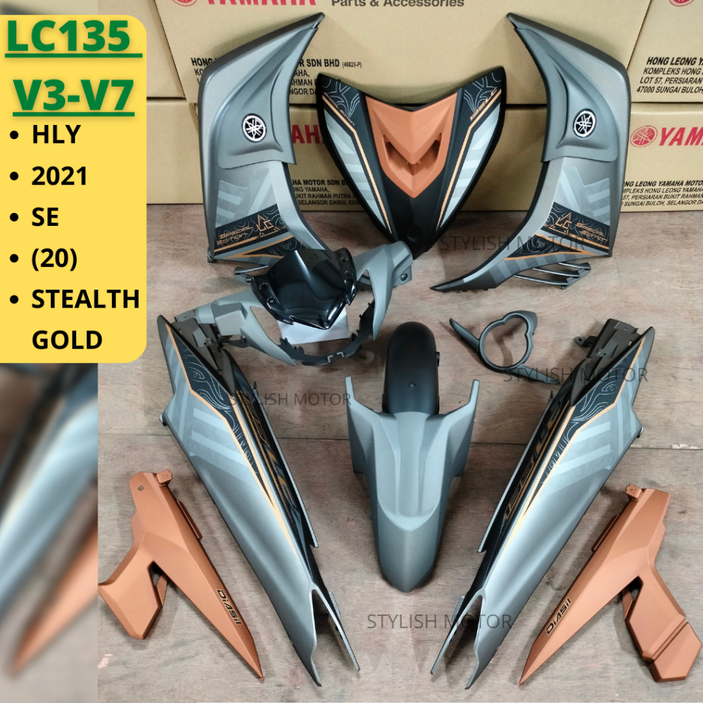 HLY ORIGINAL YAMAHA COVERSET LC135 V3 V4 V5 V6 V7 2021 SE 20 STEALTH