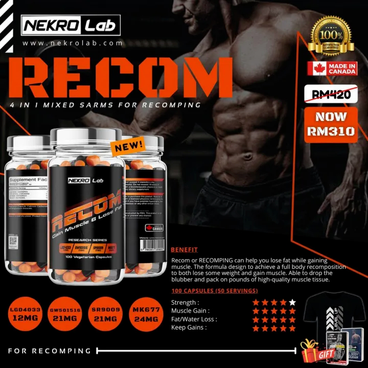 Sarms Mixed Recom Capsule By Nekro Lab Lgd Gw