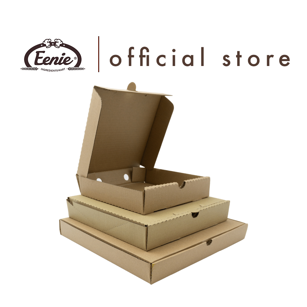 Promo Pcs Brown Pizza Box Corrugated Kotak Pizza Kotak Kuih