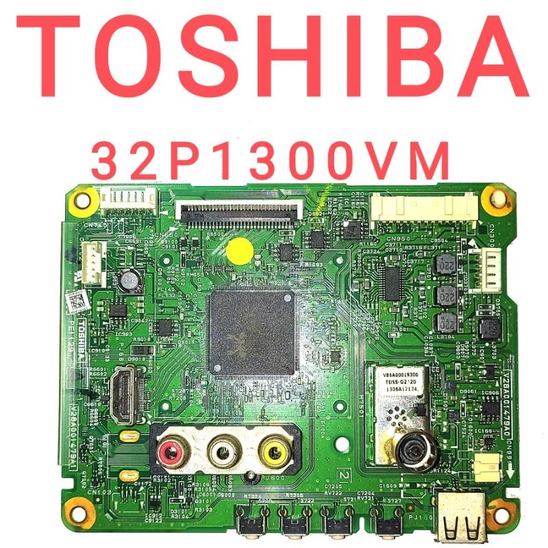 TOSHIBA 32P1300VM L Main Board Power Board Tcon Original Spare Part