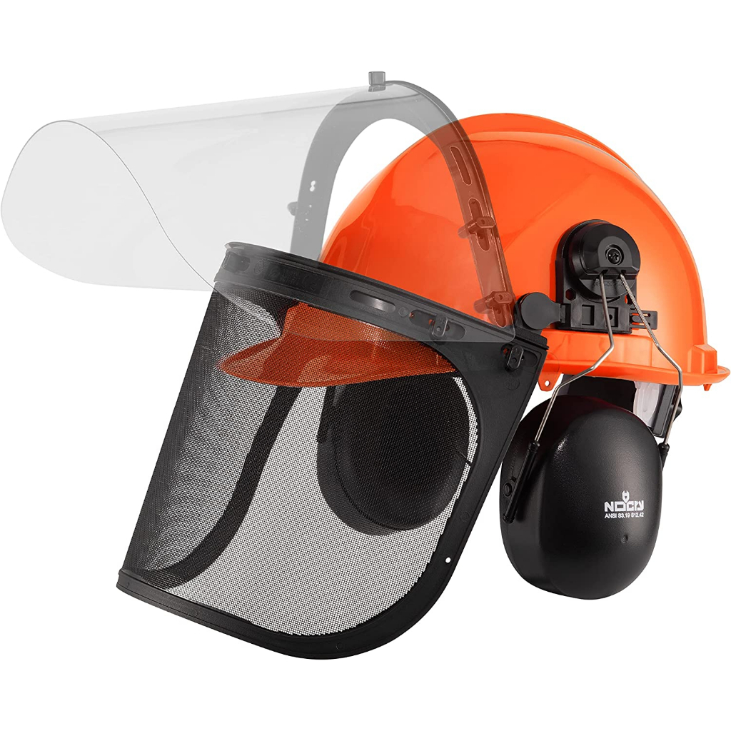 Nocry In Industrial Forestry Safety Helmet And Hearing Protection