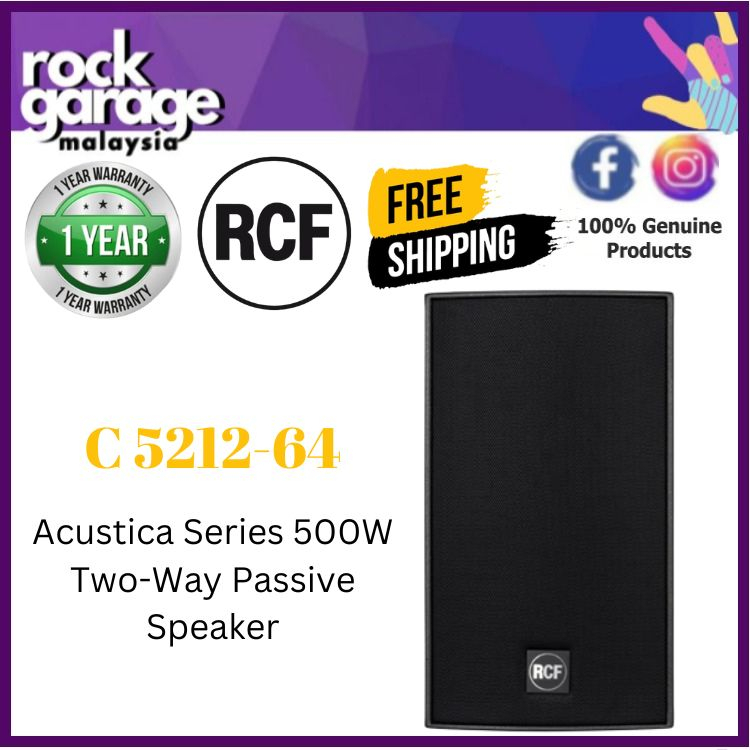 Rcf C Acustica Series W Two Way Passive Speaker C