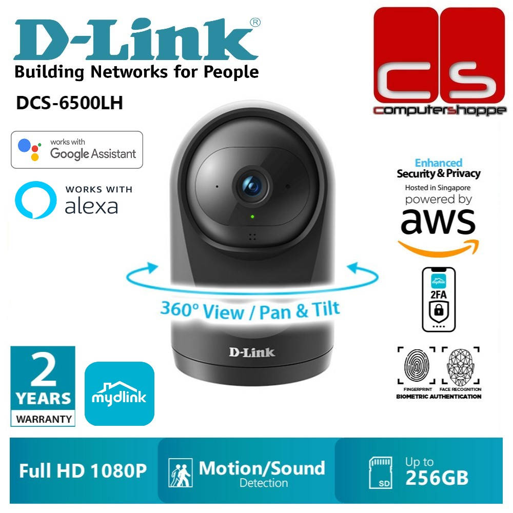 D Link DCS 6500LH Compact Full HD Pan Tilt Wi Fi Camera Shopee Malaysia