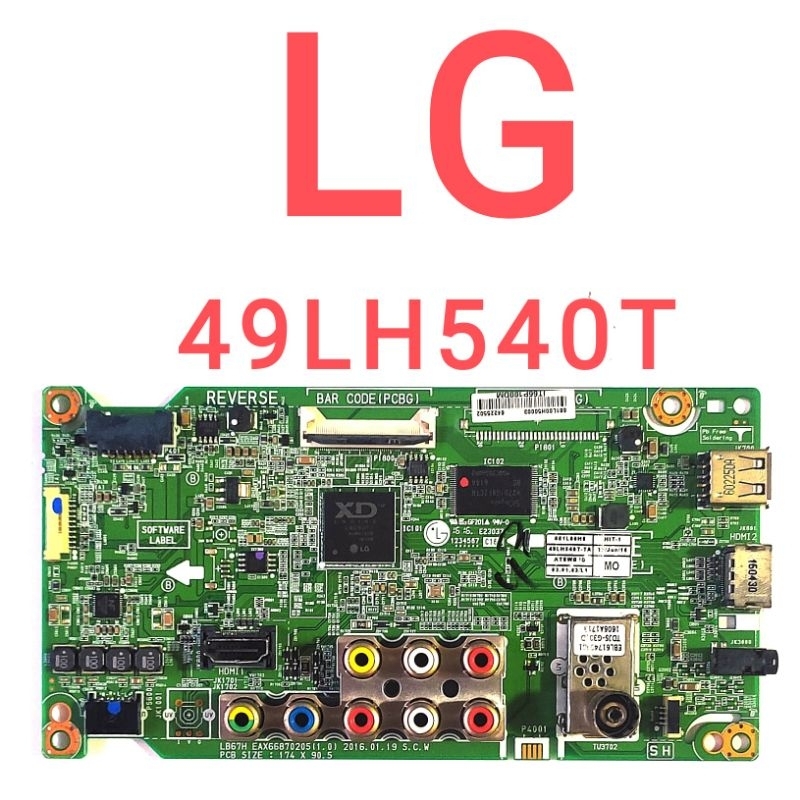 LG 49LH540T Power Board Main Board Tcon Lvds Speaker Spare Part