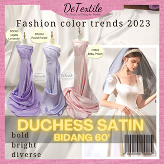 Detextile Heavy Premium Duchess Satin Bridal Satin Fabric For Wedding