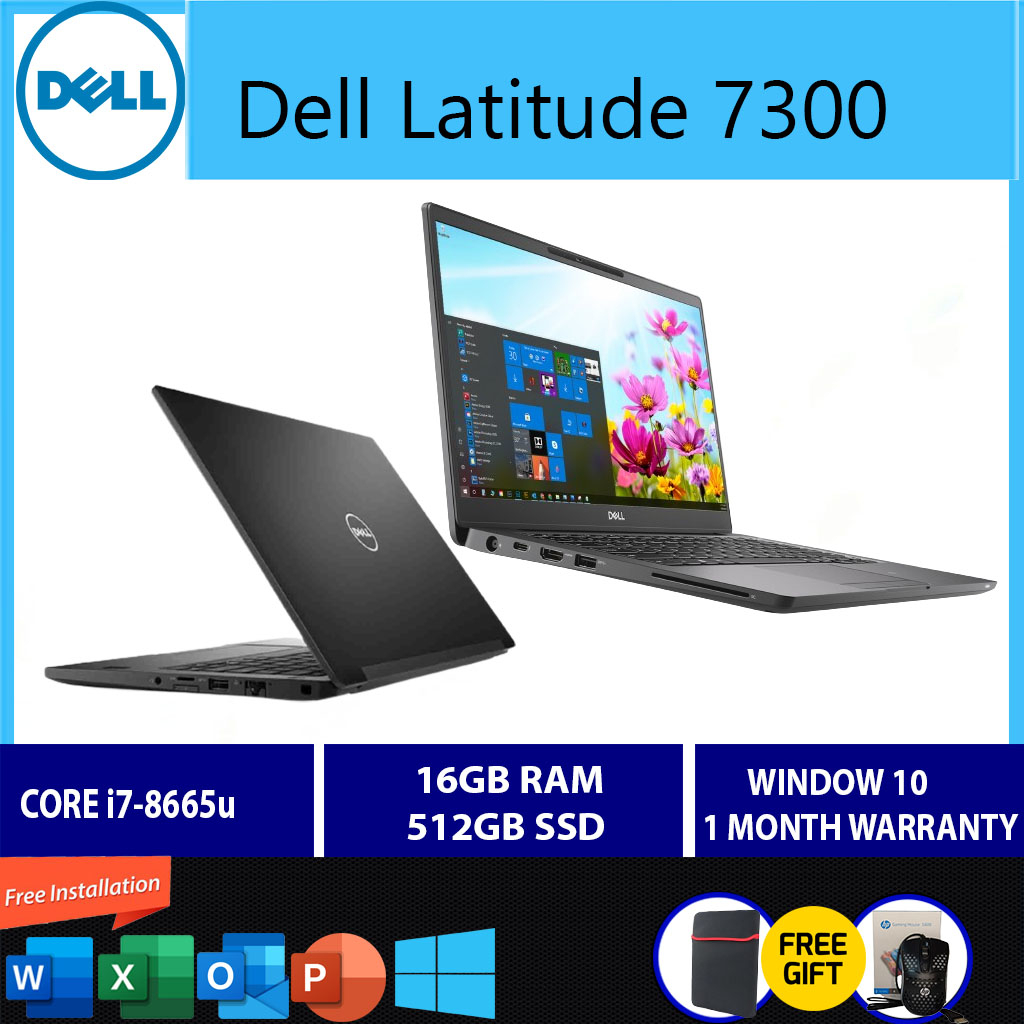 Dell Latitude 7300 13 3 Core I7 8665u 16GB RAM 512GB SSD Shopee Malaysia