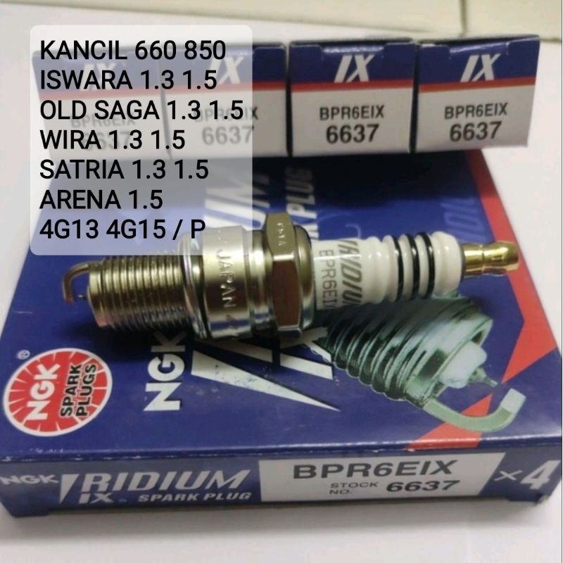 Bpr Eix Spark Plug Iridium Ngk Denso Perodua Kancil Iswara Proton Saga