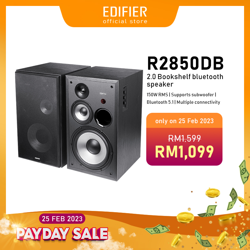 Edifier R Db Subwoofer Supported Bookshelf Bluetooth Speaker Three