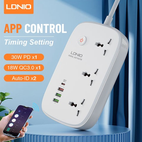 LDNIO SCW3451 SCW1050 WIFI Smart Control Power Plug Strip Intelligent