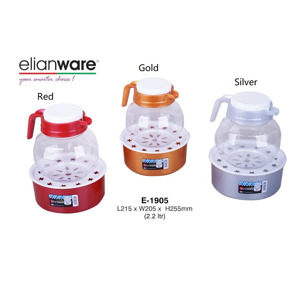 ELIANWARE 2 2L Hand Wash Pot Raya Bekas Basuh Tangan With Tray E 1905