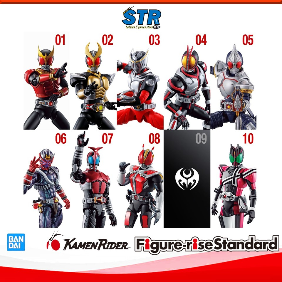 Bandai Figure Rise Standard Kamen Rider Kuuga Agito Ryuki Faiz Blade