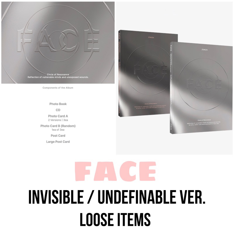 READ DESCRIPTION OFFICIAL BTS JIMIN FACE Solo Album Invisible