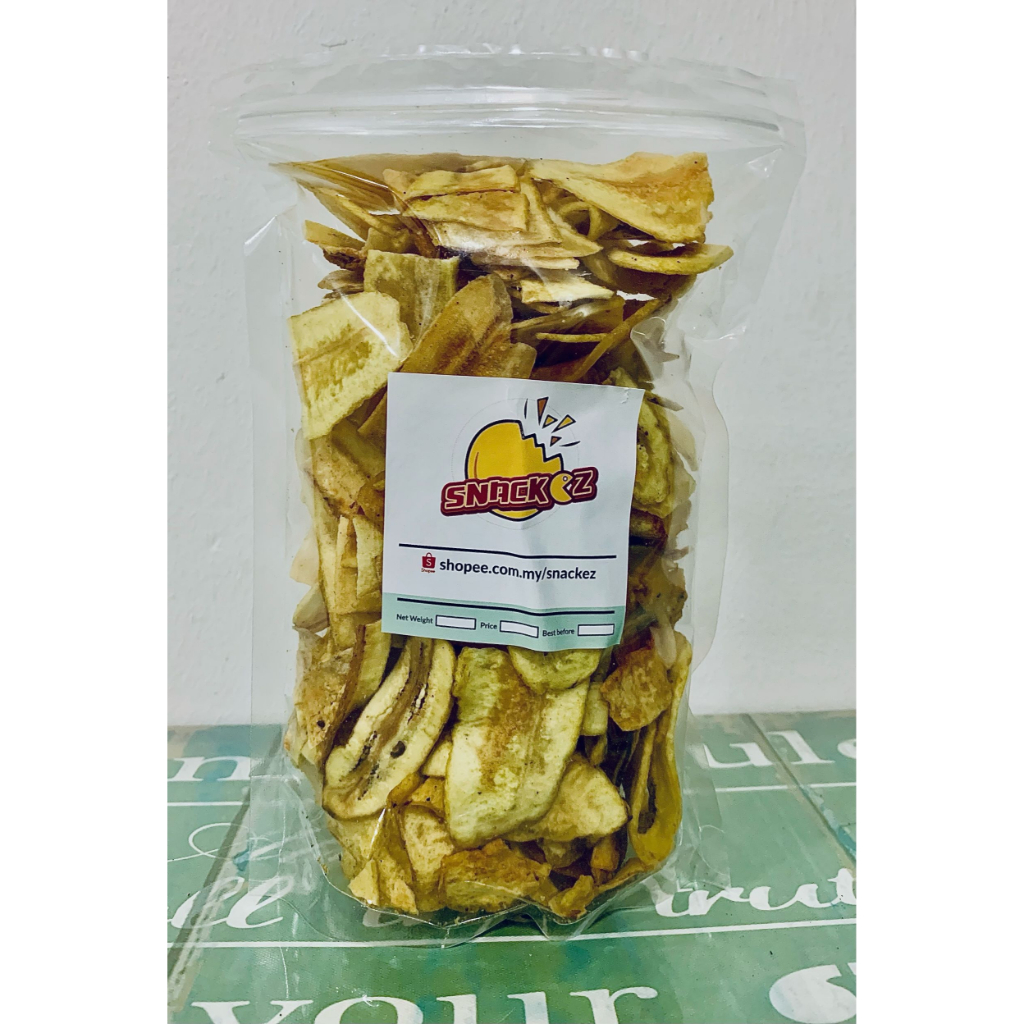 Snackez Kerepek Pisang Abu Banana Chips G G Kg Sealed