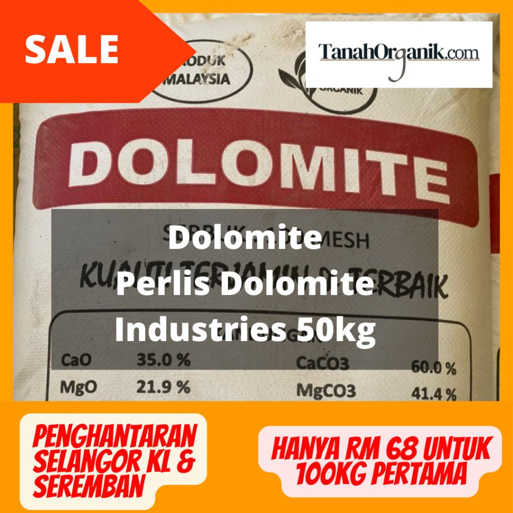 Kapur Dolomite Lime Kg Dolomite Menutralkan Keasidan Ph Tanah Ke