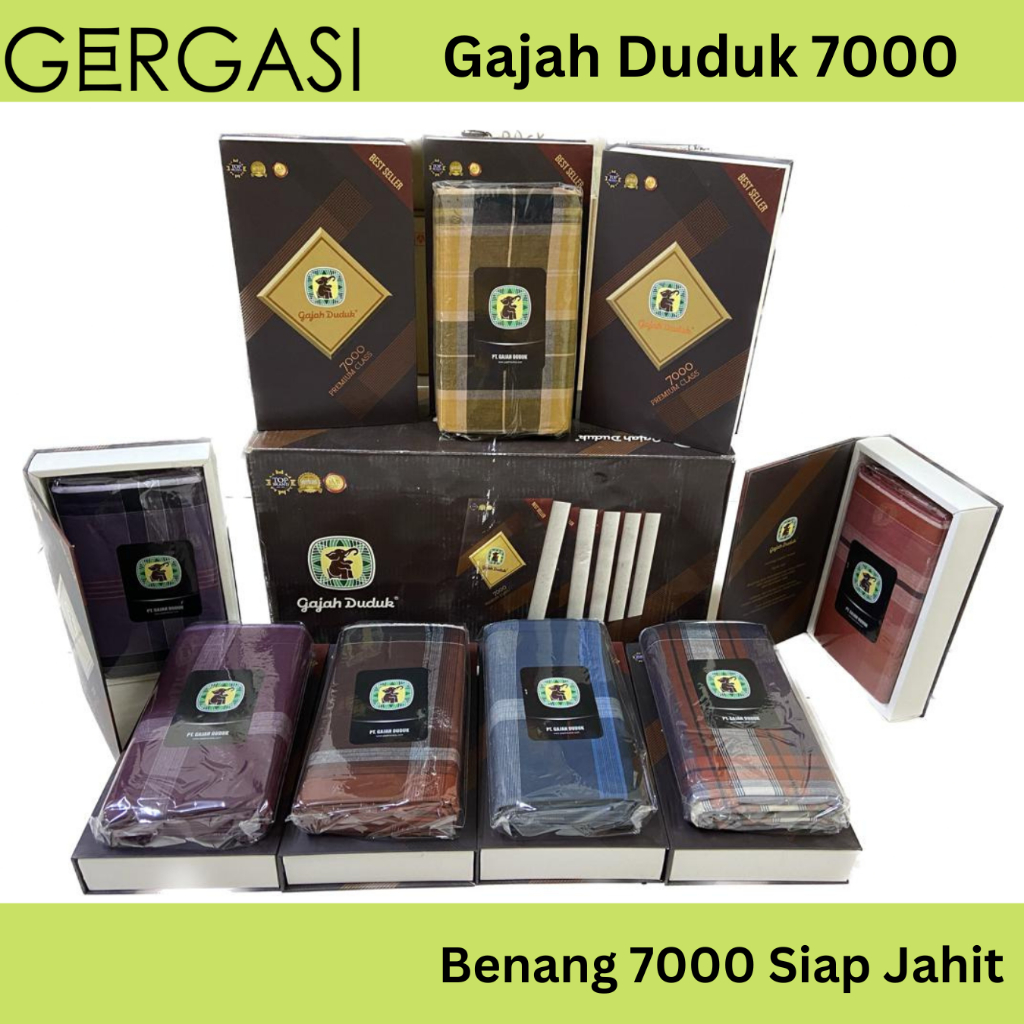 Gergasi Gajah Duduk Benang 7000 Sarung Kain Pelikat Shopee Malaysia