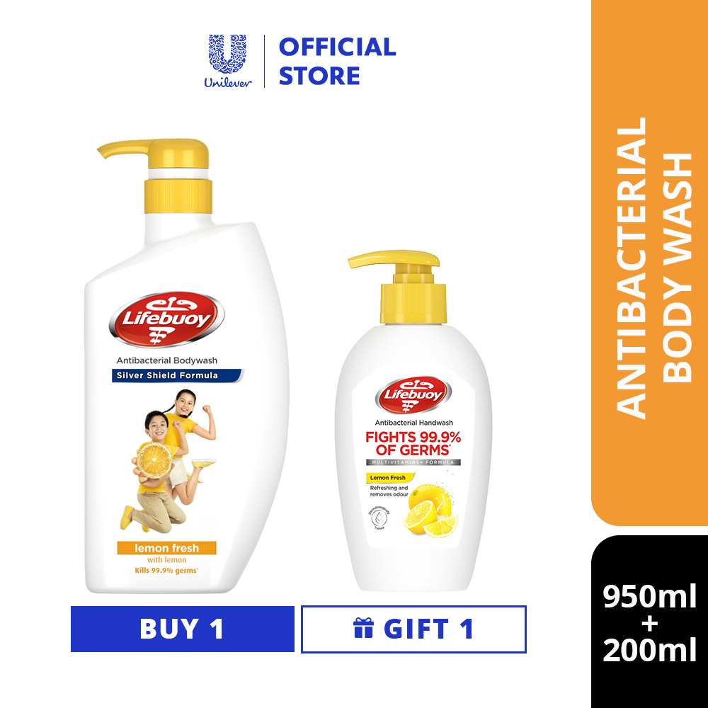 B G Lifebuoy Antibacterial Shower Gel Lemon Fresh Ml Free