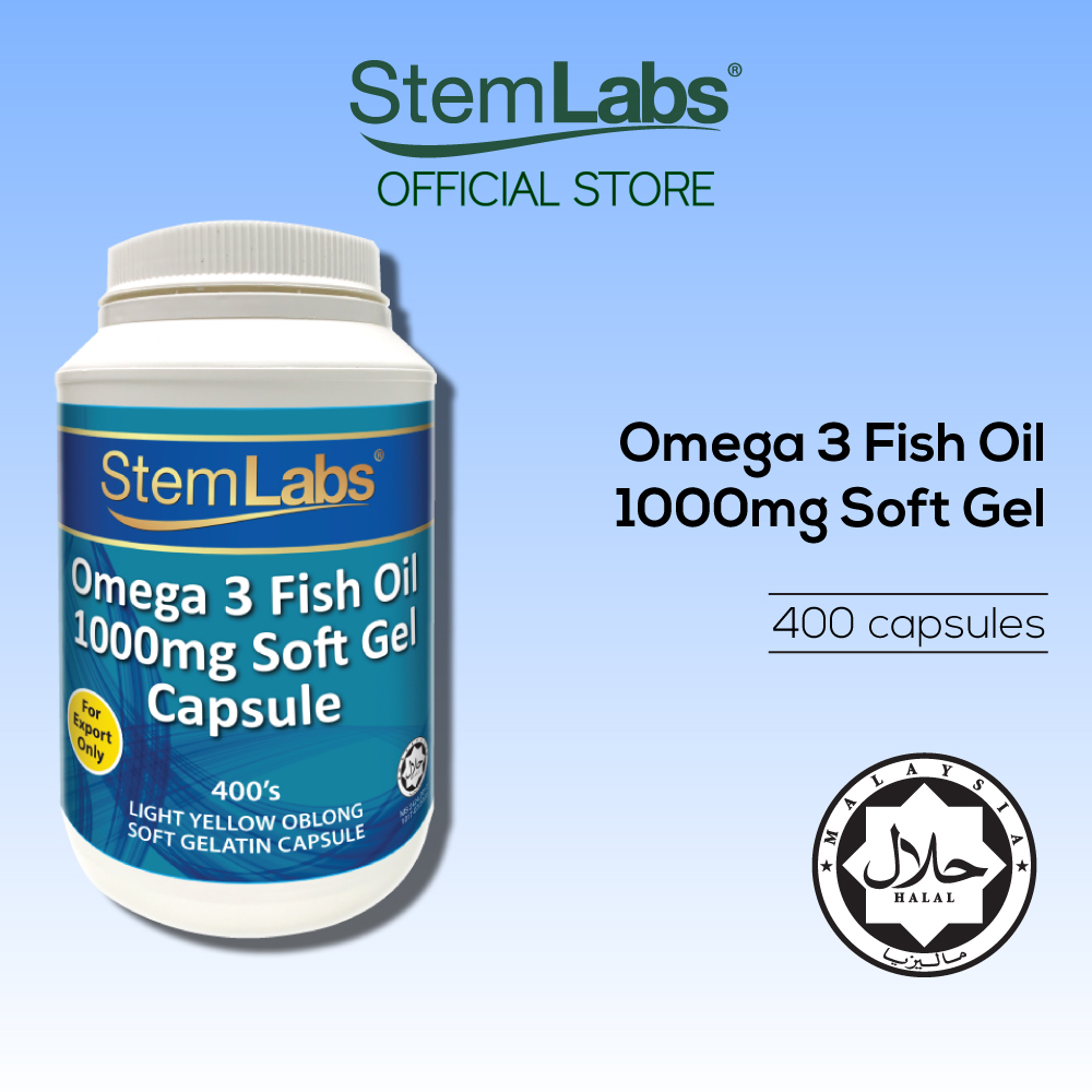 Jakim Halal Stemlabs Omega Fish Oil Mg X Capsules