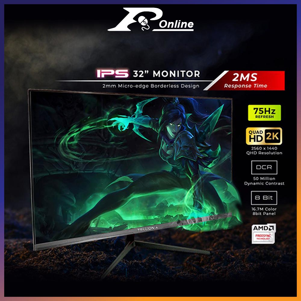 Trillion X Inch Ips Panel Flat Screen Hz Freesync Gaming Ips Qhd