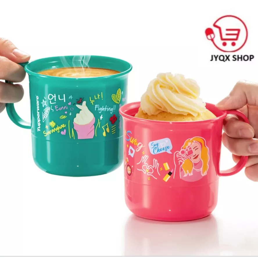 Tupperware K Love Micro Mug 350ml Shopee Malaysia