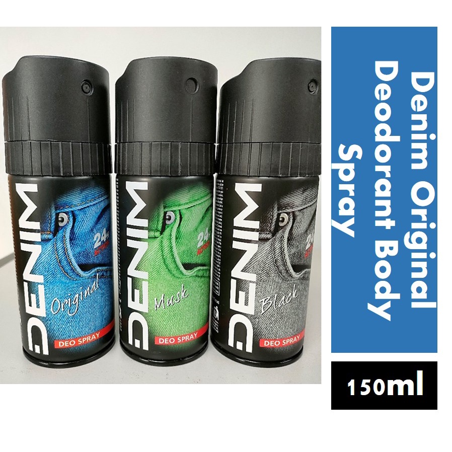 Denim Original Deodorant Body Spray 150ml Shopee Malaysia