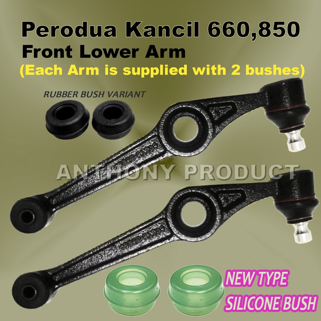 Perodua Kancil Front Lower Arm Suspension Control Arms With Silicone