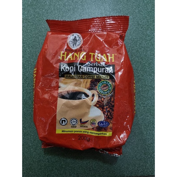 Ready Stock HANG TUAH SERBUK KOPI CAMPURAN Shopee Malaysia