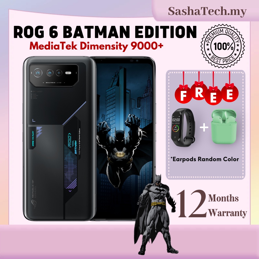 Asus Rog Phone Batman Edition Mediatek Dimensity Inch Hz