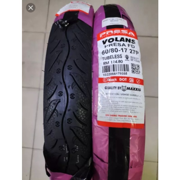 Maxxis Volans PRESA FD Tubeless Tyre Shopee Malaysia