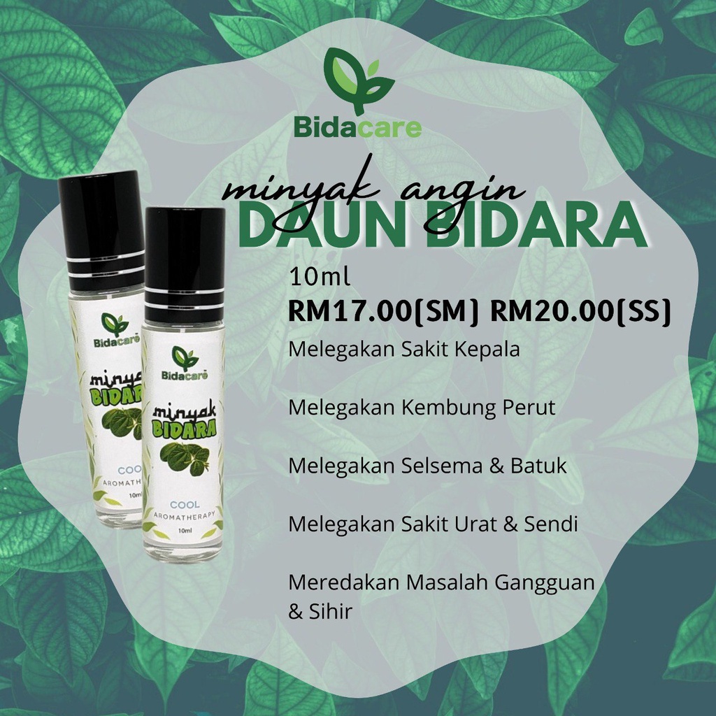 Bidacare Ml Minyak Angin Daun Bidara Shopee Malaysia