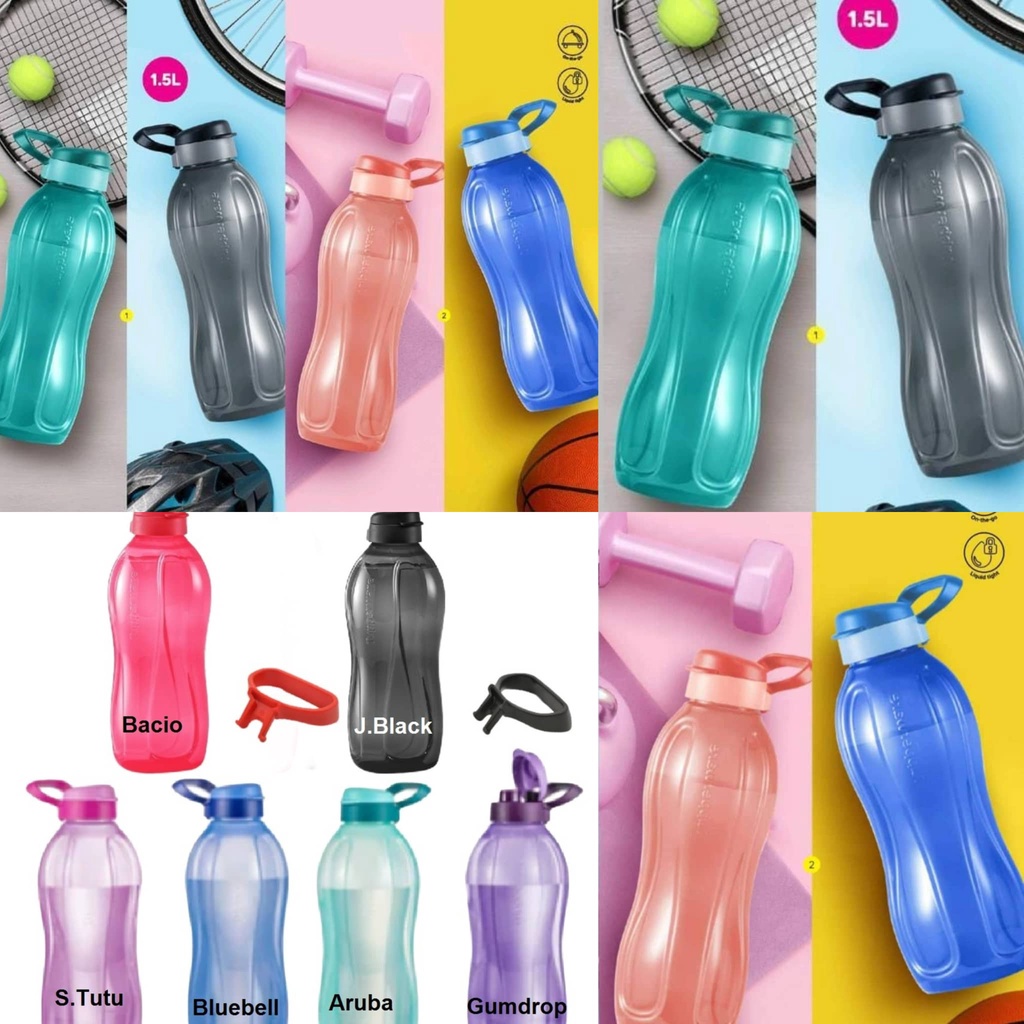 Tupperware Eco Bottle Fliptop Cap L L With Handle Giant Eco Bottle