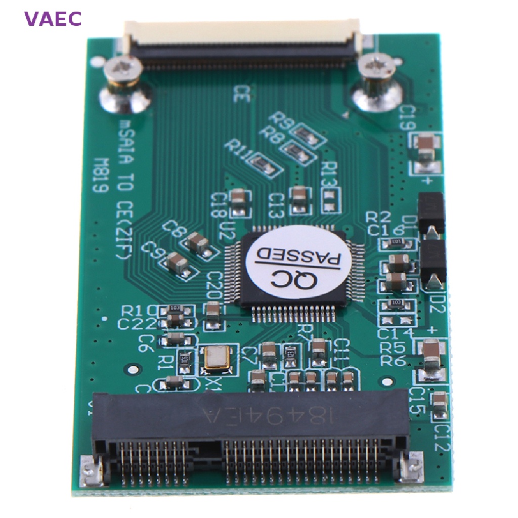 Vaec Mini Msata Pci E Ssd To Pin Zif Card Ce Cable Adapter