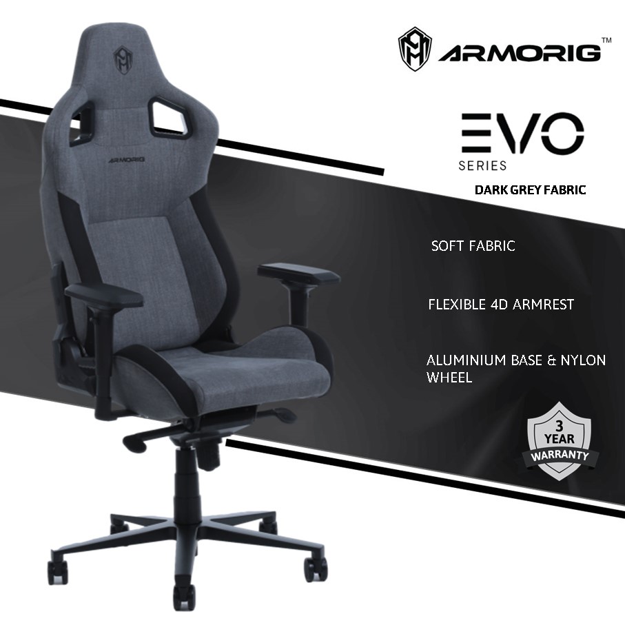 ARMORIG EVO SERIES Premium Quality Fabric Adjustable Ergonomic Office