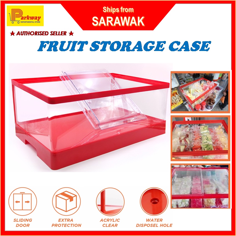 Bumi GajahB100 FRUITS STORAGE CASE Balang Buah Buahan Acrylic