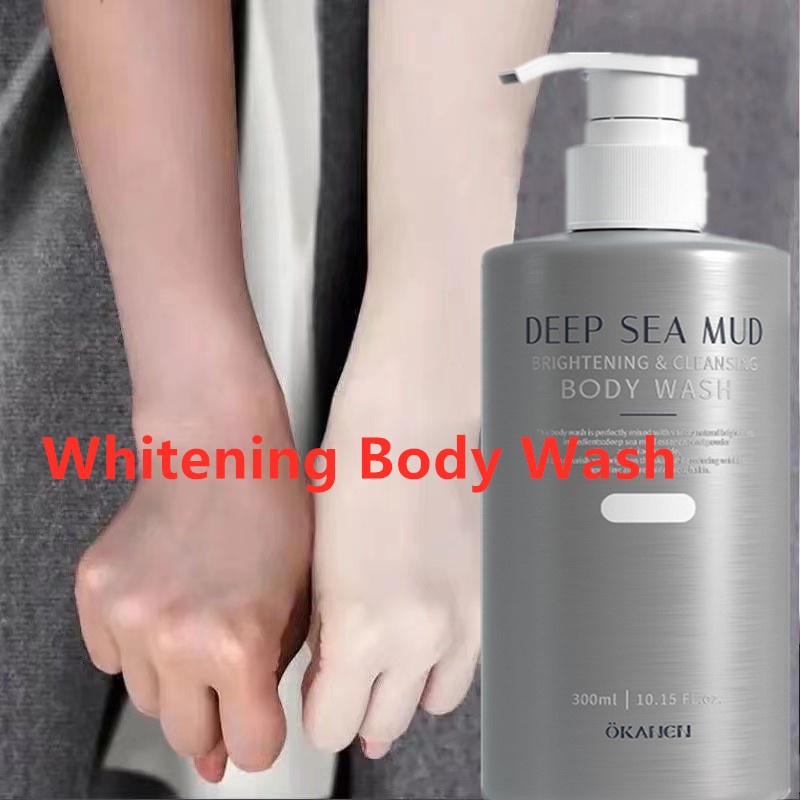 Malaysia Stock 300ml Deep Sea Mud Body Wash Volcanic Mud Moisturizing