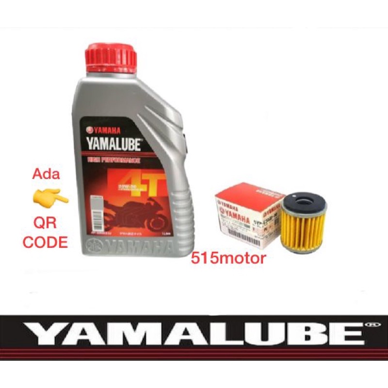 100 ORIGINAL YAMALUBE 4T OIL SAE 20W 50 ENGINE LUBRICANT MINYAK HITAM