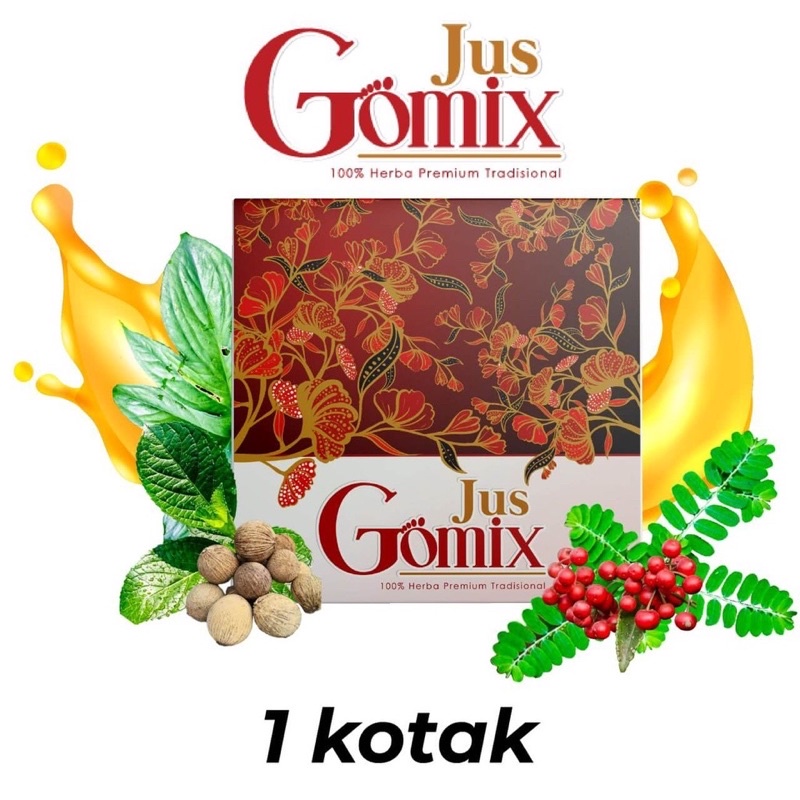 Tak Seret Kaki Jus Gomix Herba Penawar Gout Sendi Kronik