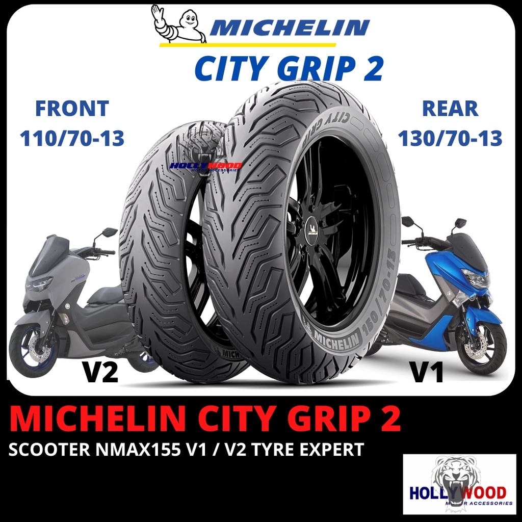 Michelin City Grip Tayar Scooter For Yamaha Nmax Nmax All Model