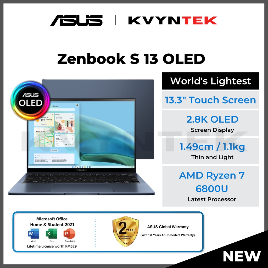 Asus Zenbook S Oled Um Amd Ryzen Gb Ram Touch