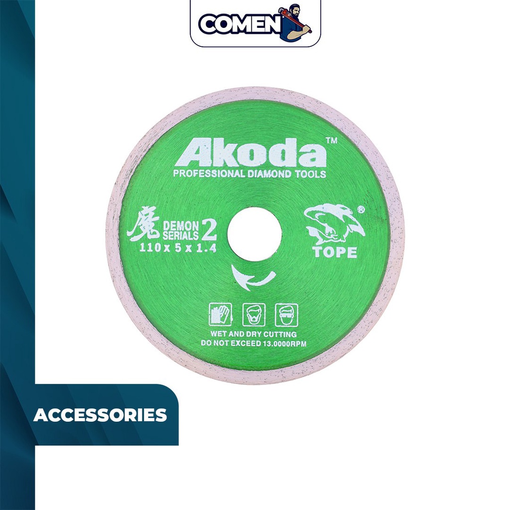 Akoda Demon Serials Wet And Dry Diamond Cutting Disc Inch Ad C