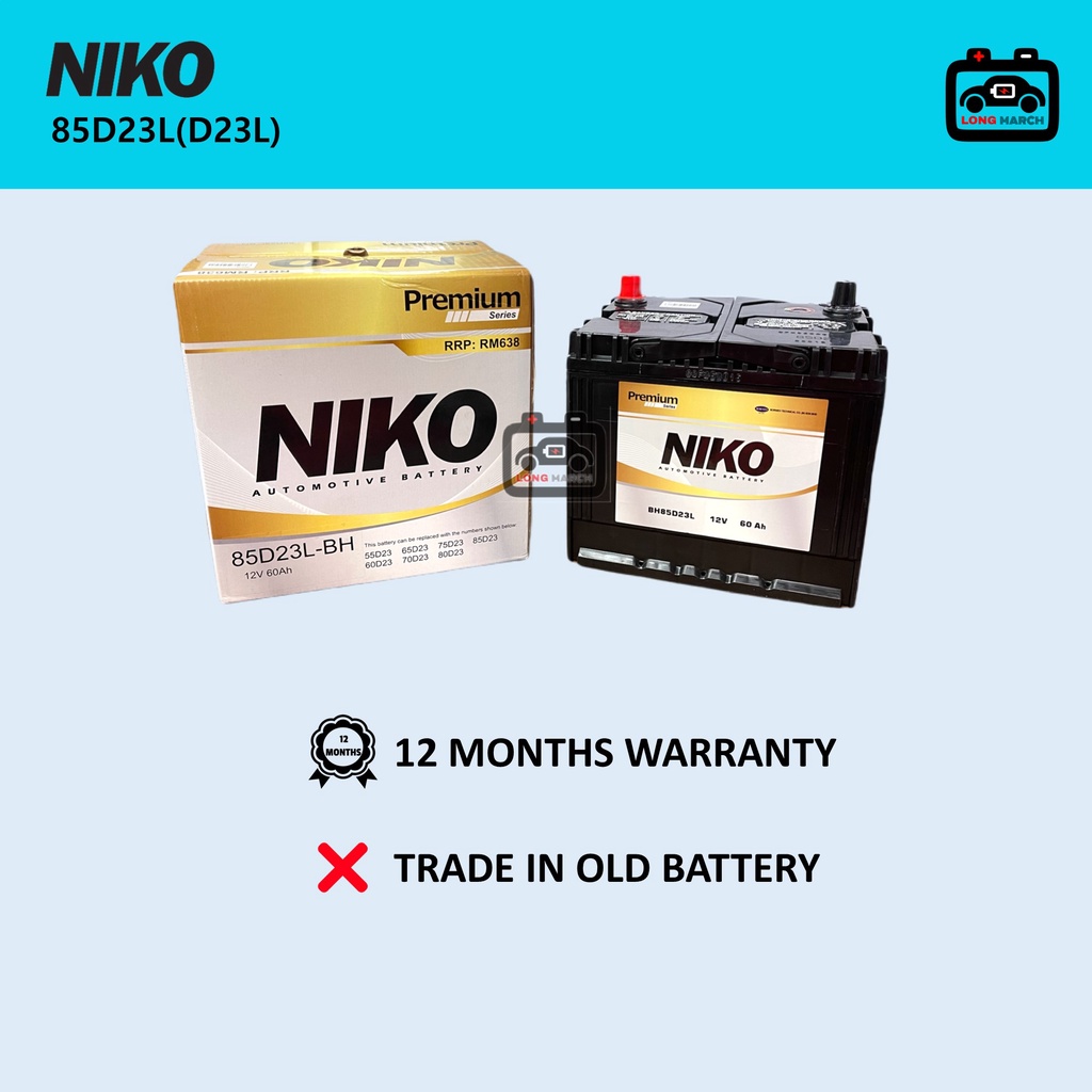 Niko D L D L Battery Bateri Exora Preve Inspira Alphard