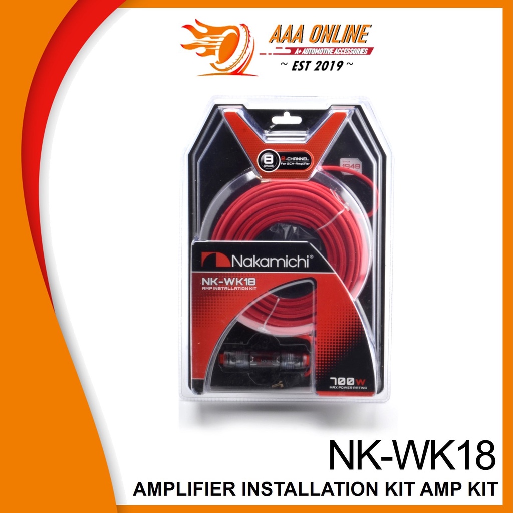 Aaaonline Nakamichi Nk Wk Car Speaker Amplifier Installation Kit