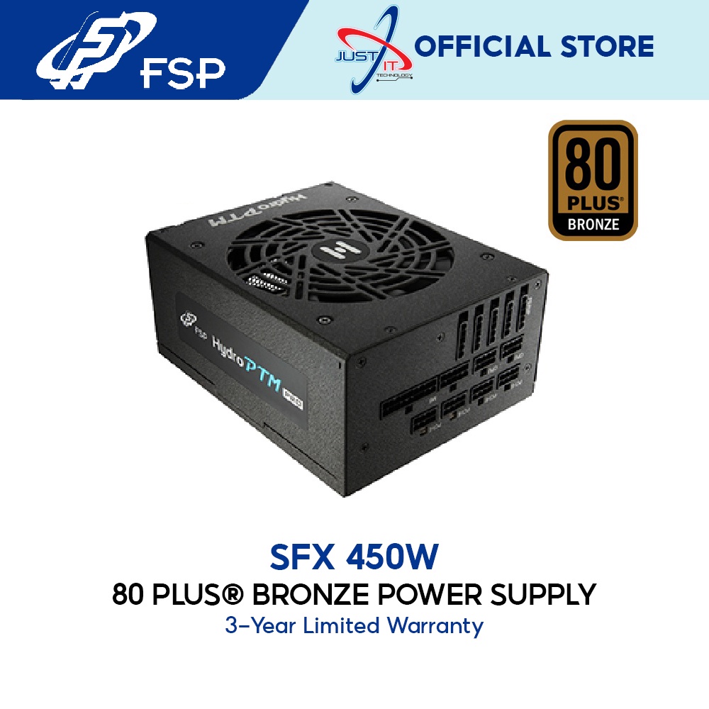 FSP SFX Pro 450W 80 Plus Bronze Power Supply Shopee Malaysia