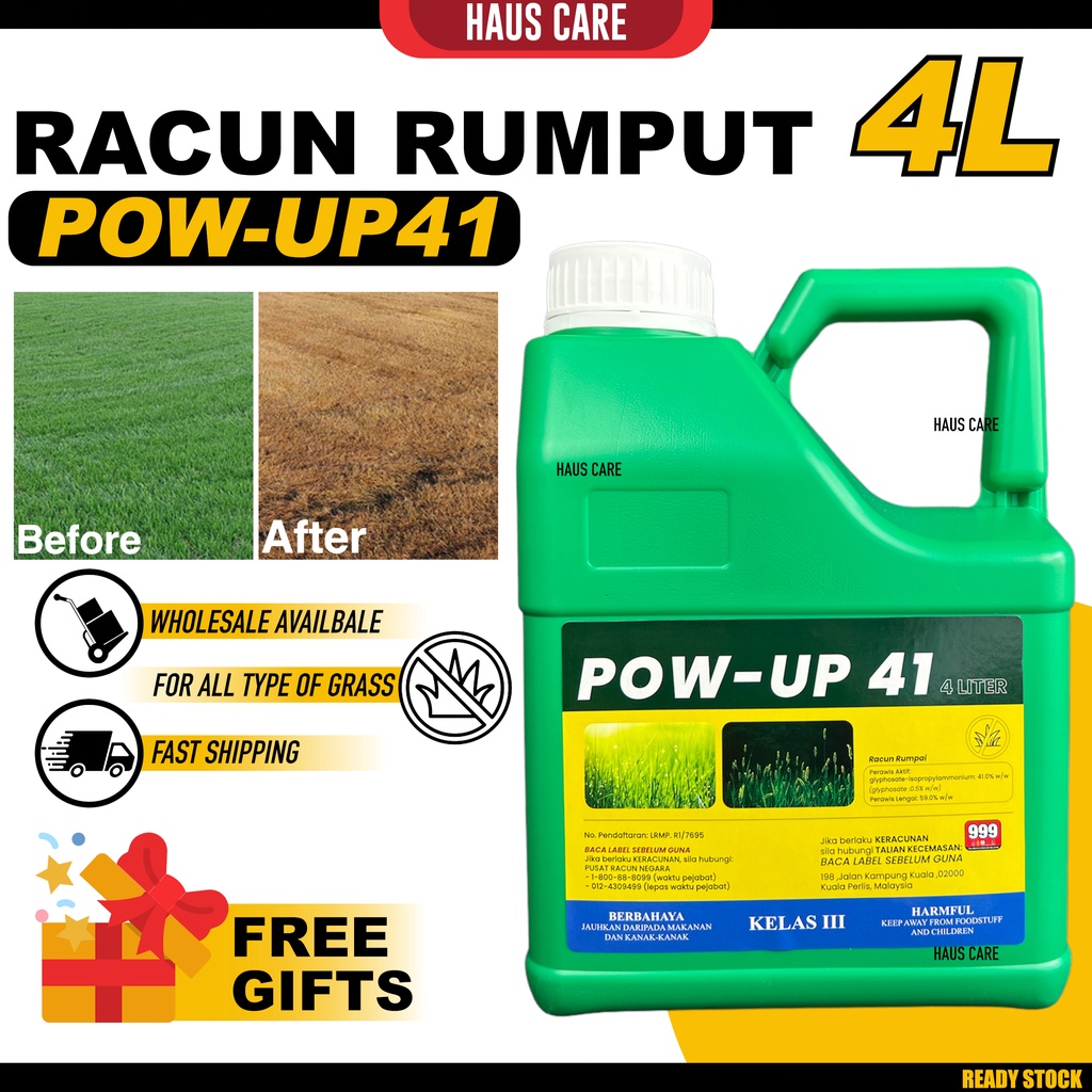 L Pow Up Glyphosate Weed Killer Racun Rumput Lalang Ubat