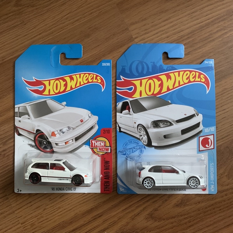Hot Wheels Honda Civic EF And Civic EK9 Type R Lot 2pcs Shopee Malaysia
