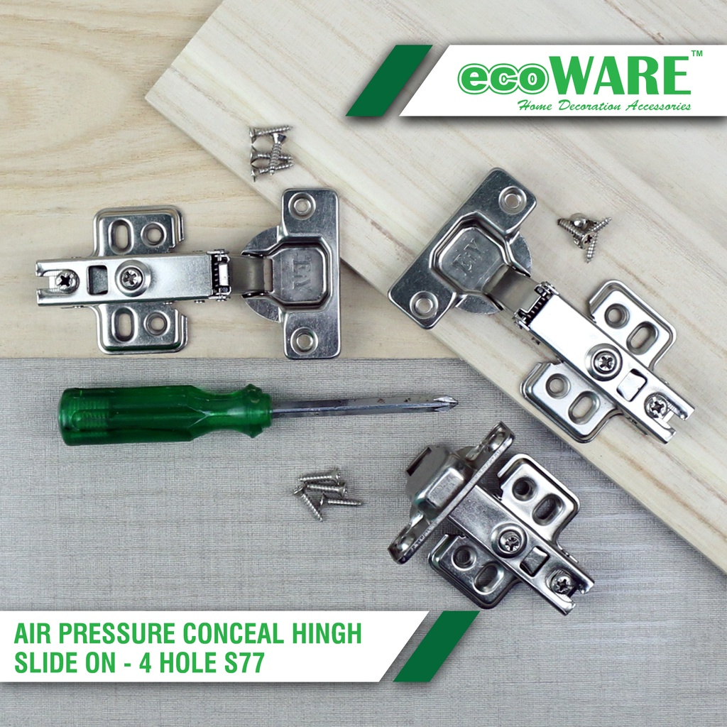 Ecoware Air Pressure Hinge Slide On Hole S Wardrobe Closet