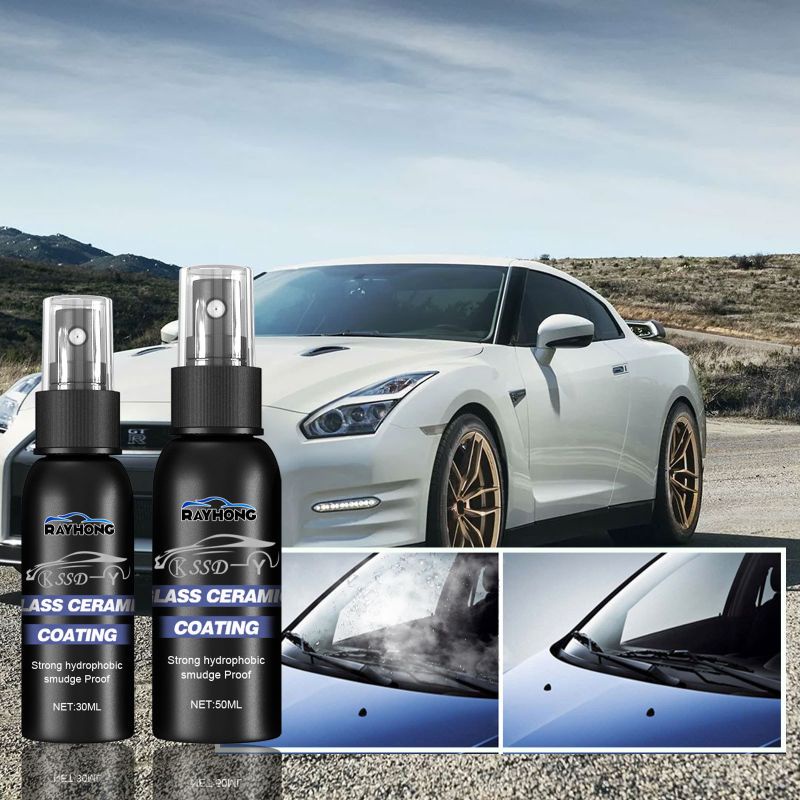 Rayhong Quick Spray Glass Ceramic Coating 50ml Anti Rain Car Window