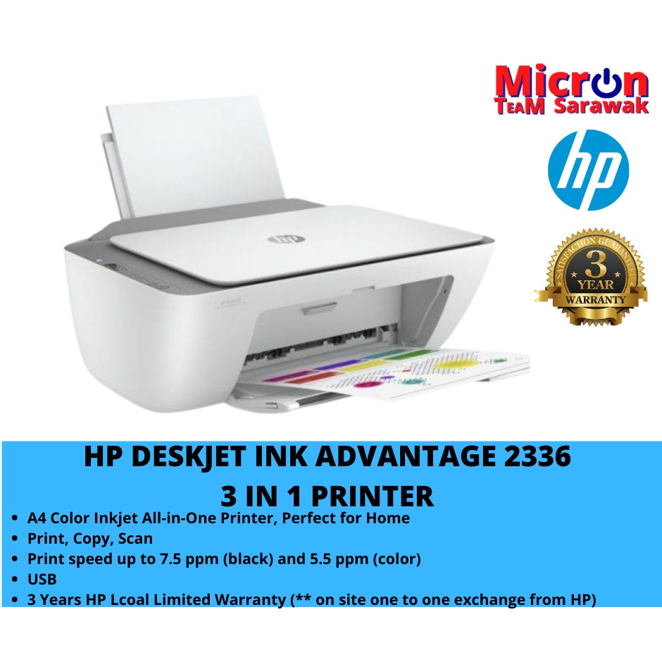 Hp Deskjet Ink Advantage All In One Printer Shopee Malaysia