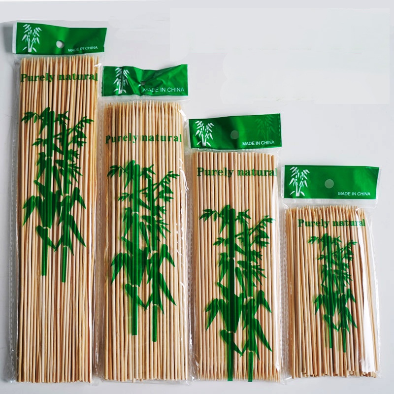 Sizes Batang Lidi Satay Bbq Stick Bamboo Skewer Kayu Cucuk Satey