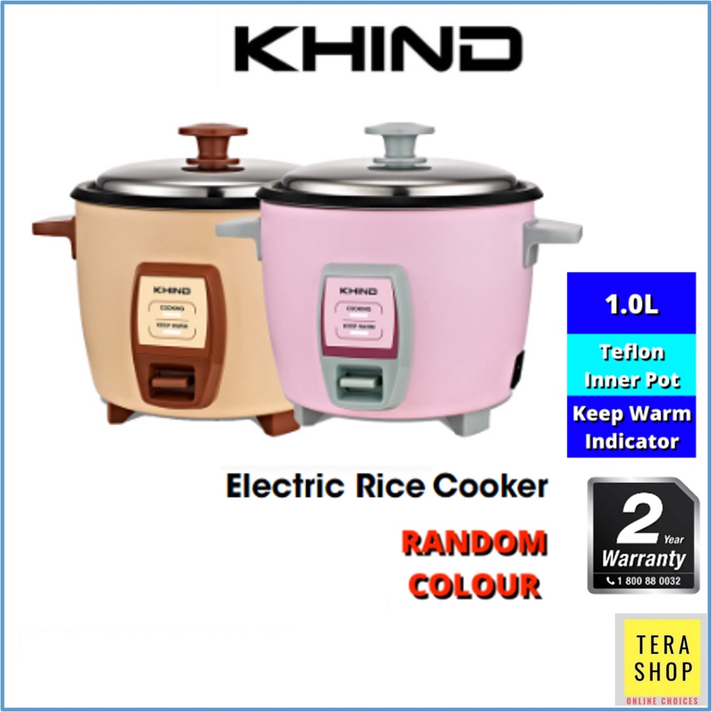 Khind Rc T L Electric Rice Cooker Periuk Nasi Random Color