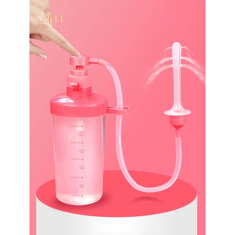 Zh11 Reusable 500ml 350ml Vaginal Clearner Anal Douche Enema Vagina